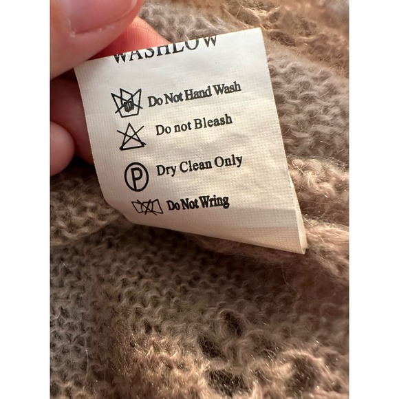 Max & Co Crochet floral appliqué Wool and Mohair Sweater Size‎ 40 - Picture 9 of 9